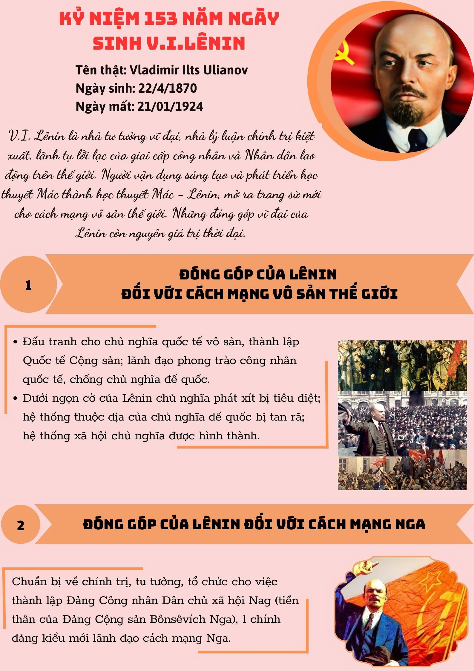 Kỷ niệm 150 năm Ngày sinh VI Lênin  Lãnh tụ vĩ đại của cách mạng vô sản  thế giới  PHÓNG SỰ ẢNH  Tạp chí Cộng sản